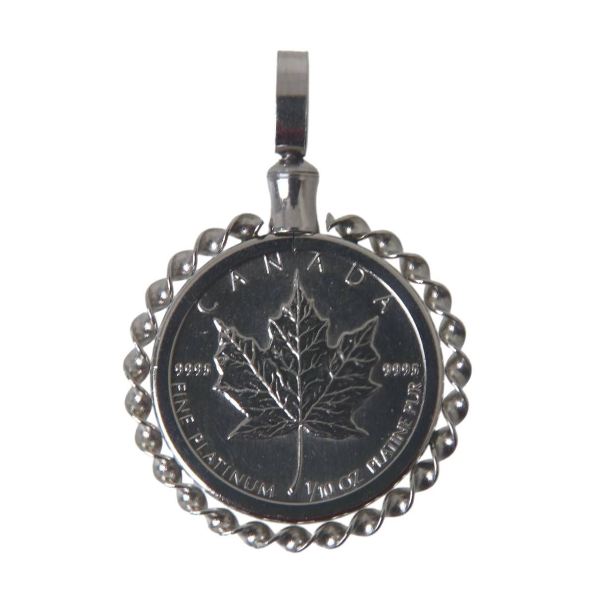 純プラチナ PT999.5 メイプルリーフ コイン 1/10OZ ペンダント トップ 枠Pt850 KA Bランク 純金コイン ペンダントトップ  「カナダ メイプルリーフ」 1/10oz 約3.1g 【K24金貨/K18シンプル枠】 |  カテゴリーで探す,カテゴリー／ジュエリー,カテゴリー／ジュエリー／金 ...