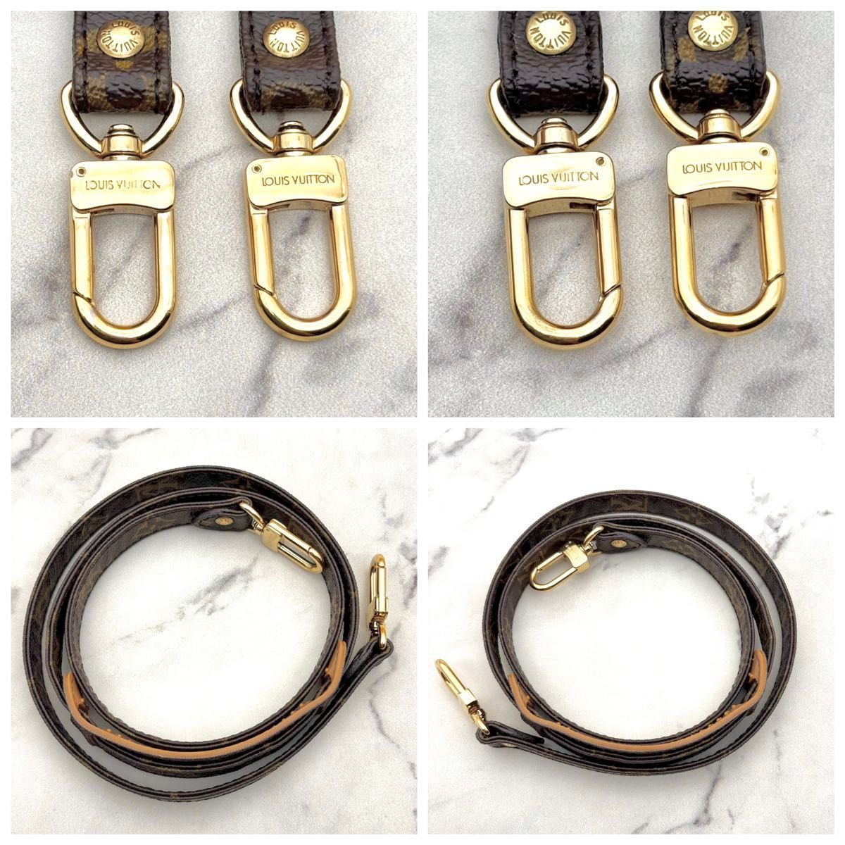 極美品】ルイヴィトン モノグラム ショルダーストラップ 110㎝ - メルカリ