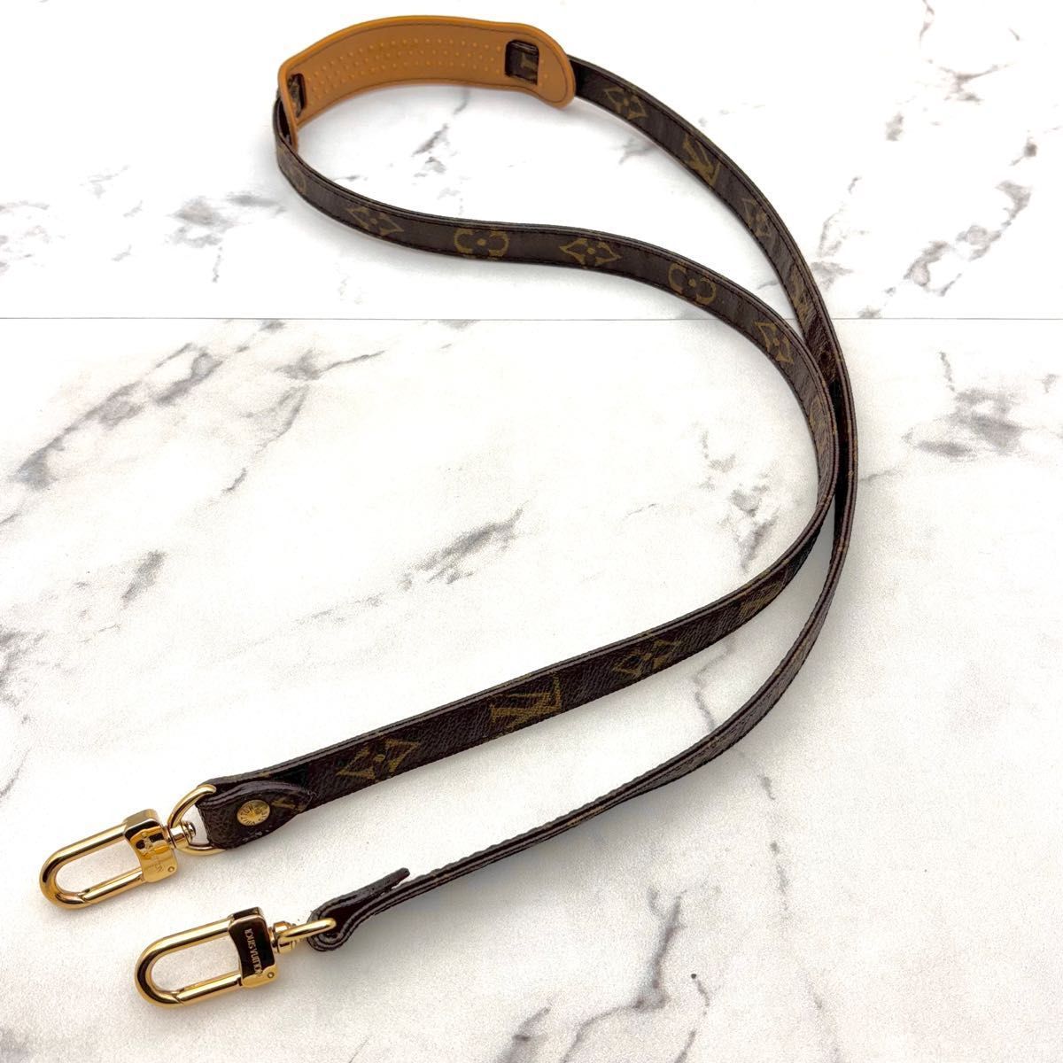 極美品】ルイヴィトン モノグラム ショルダーストラップ 110㎝ - メルカリ