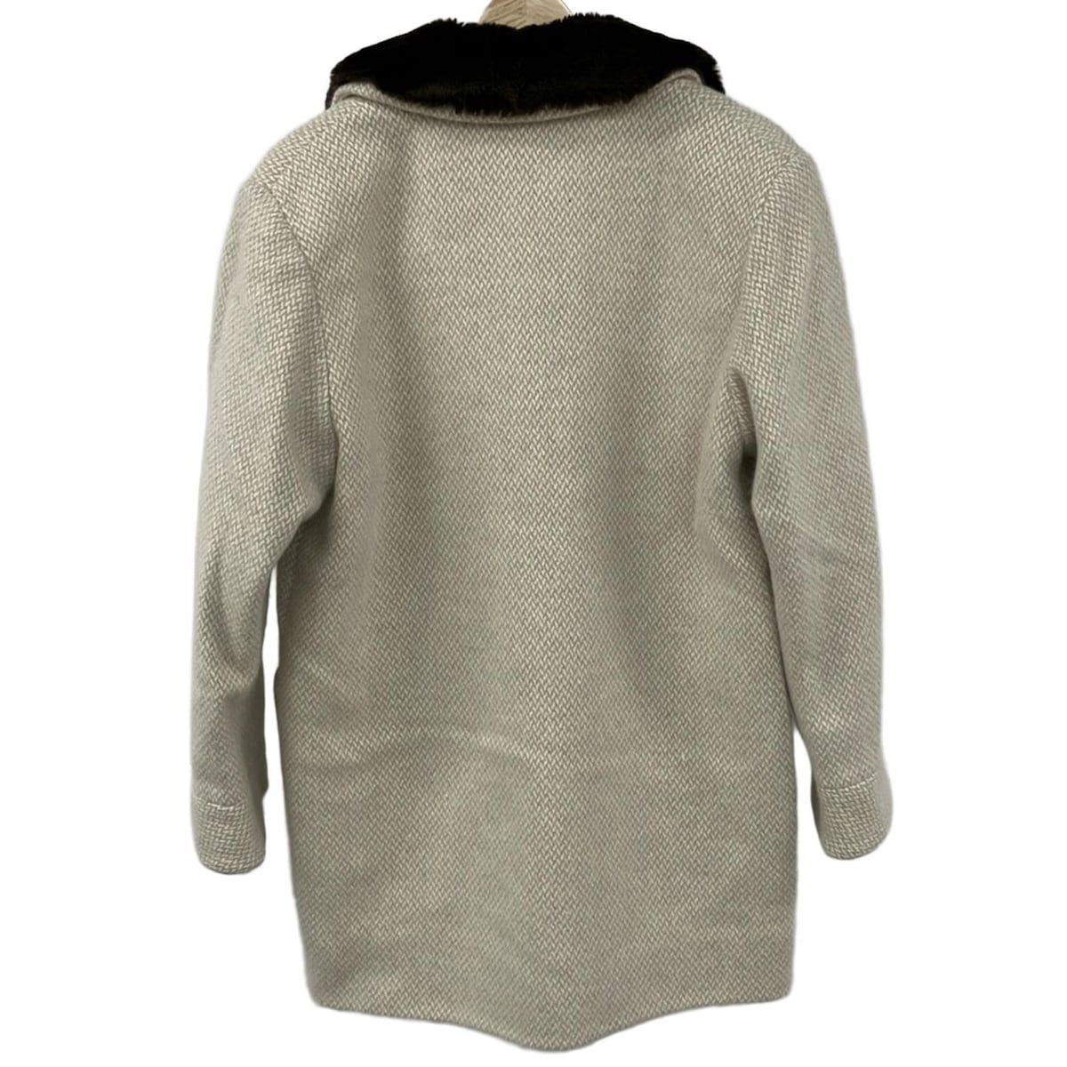 GIVENCHY(ジバンシー) Pコート レディース美品 ベージュ×白×ダーク