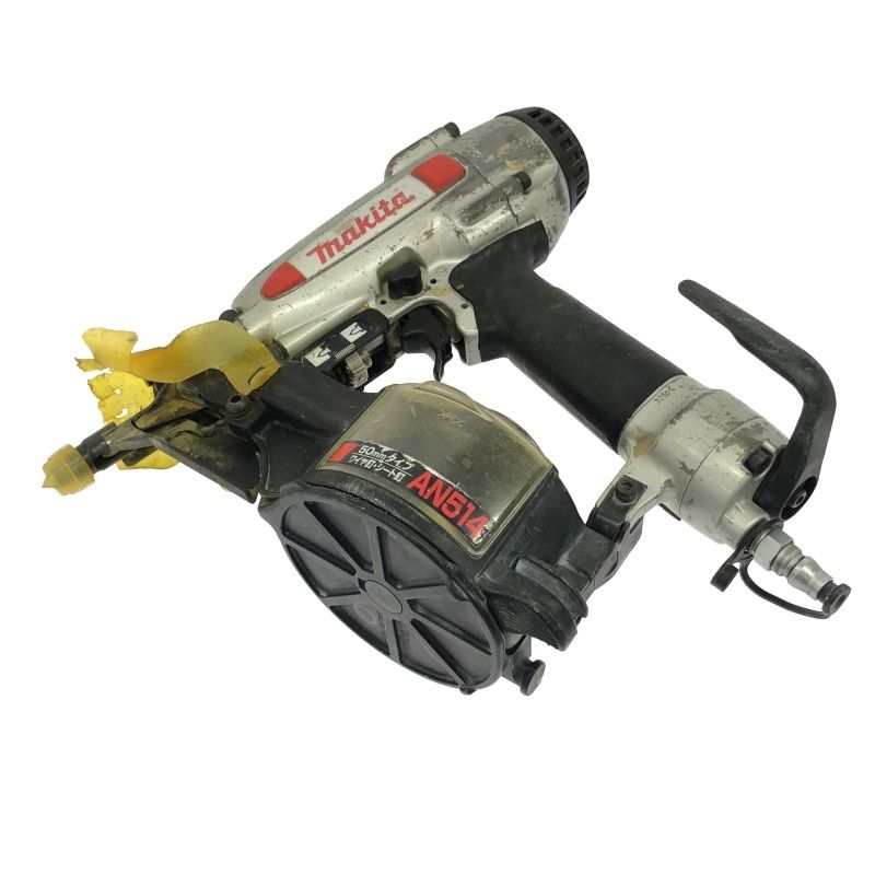 品 makita マキタ 50mm 高圧エア釘打機 AN514 本体のみ コイルネイラ ロール釘打ち クギ118487