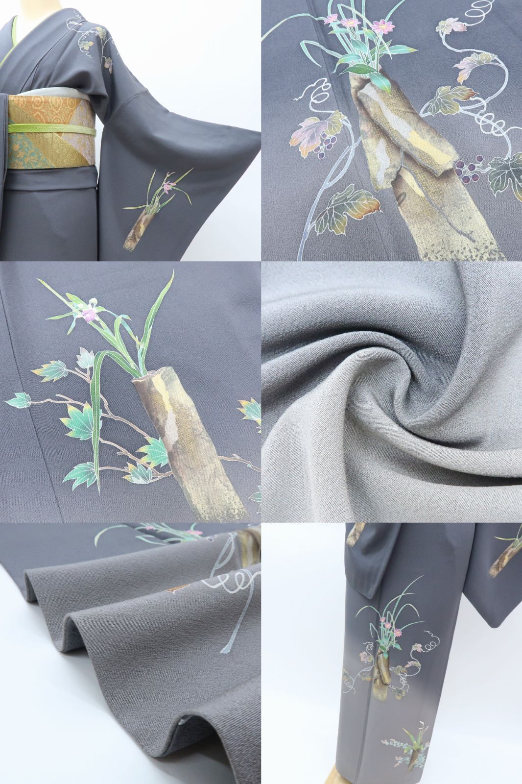 百華❀Y3997◇美品 正絹 作家物落款 訪問着 着物 単品 - メルカリ 百華❀Y3997◇美品 正絹 作家物落款 訪問着 着物 単品 - メルカリ