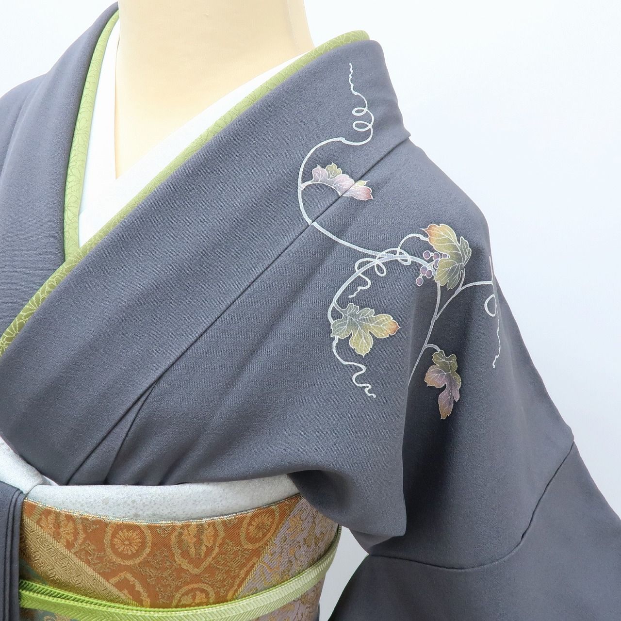 百華❀Y3997◇美品 正絹 作家物落款 訪問着 着物 単品 - メルカリ