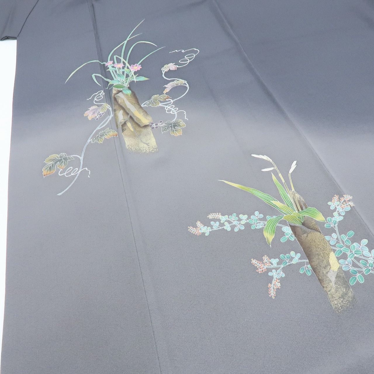 百華❀Y3997◇美品 正絹 作家物落款 訪問着 着物 単品 - メルカリ