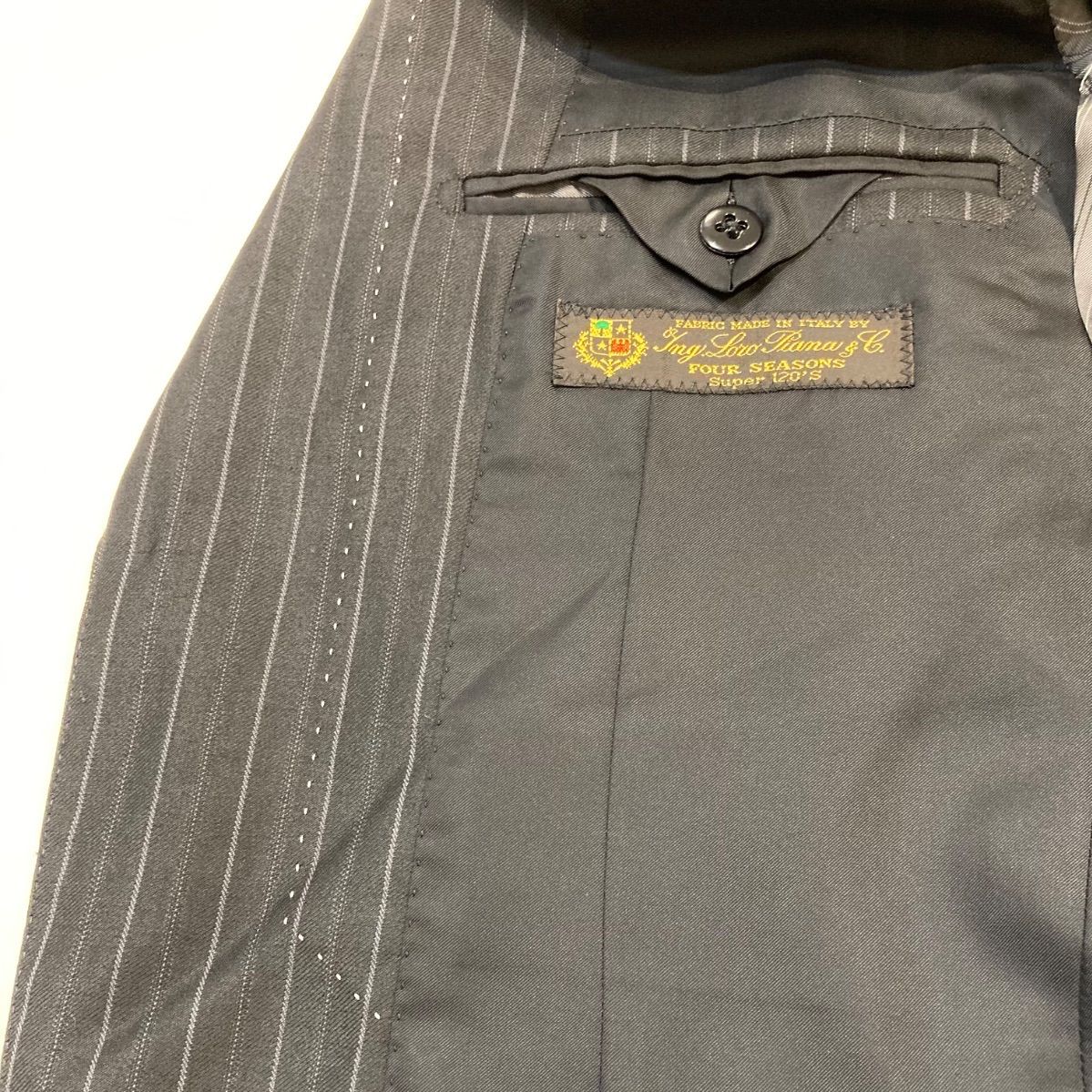 platinum COMME CA プラチナコムサ シングルスーツ サイズ48F ブラック