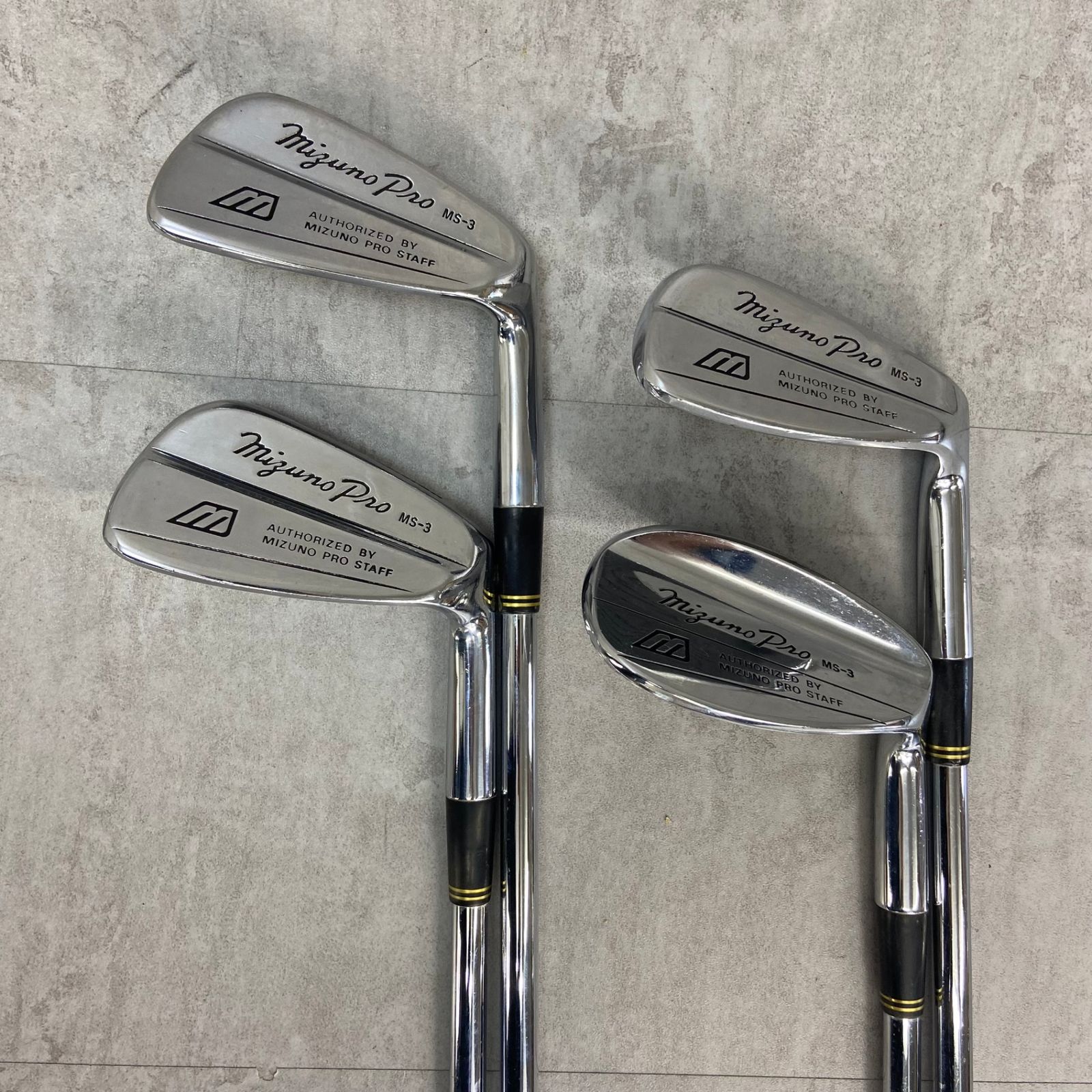 名器 Mizuno Pro MS-3 アイアン9本セット3番〜9番.PW.SW Mizuno Pro - ミズノプロ MS-3 アイアン9本セット(3～PW+SW)スチール
