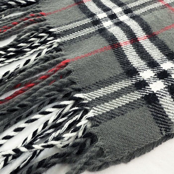  Burberrys バーバリーズ マフラー チェック ウール ストール ショール 小物