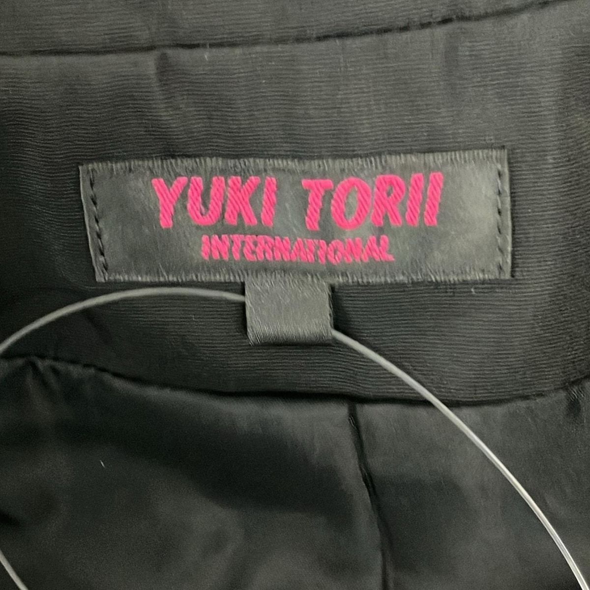 エコ サイズ 38 YUKITORII コート YUKITORII(ユキトリイ) トレンチコート サイズ38 M レディース 黒 春
