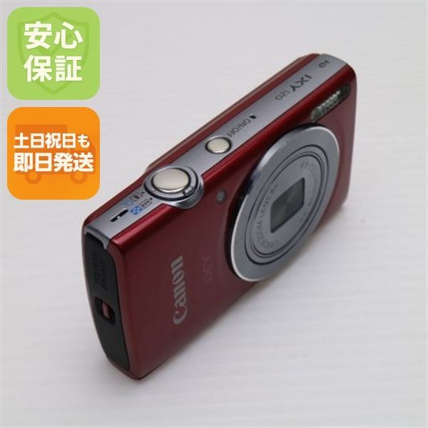 超 IXY 120 レッド デジカメ Canon 本体 土日祝発送OK 08000