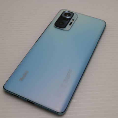 美品 ★ Redmi note 10 pro グレシャーブルー Redmi Note 10 Pro グレイシャーブルー 128GBSIMフリー 美品 SIMフリー