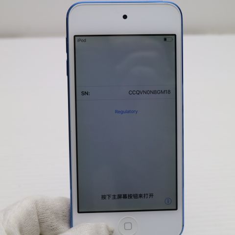 超美品 iPod touch 第6世代 128GB ブルー 即日発送 オーディオ
