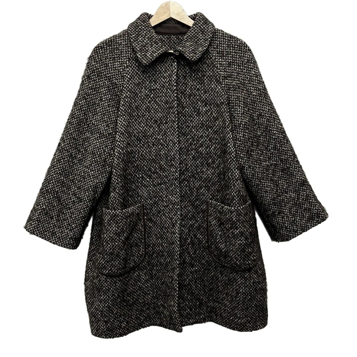 JOURNALSTANDARD ジャーナル コート レディース - ダークブラウン×ベージュ 長袖 ニット 冬