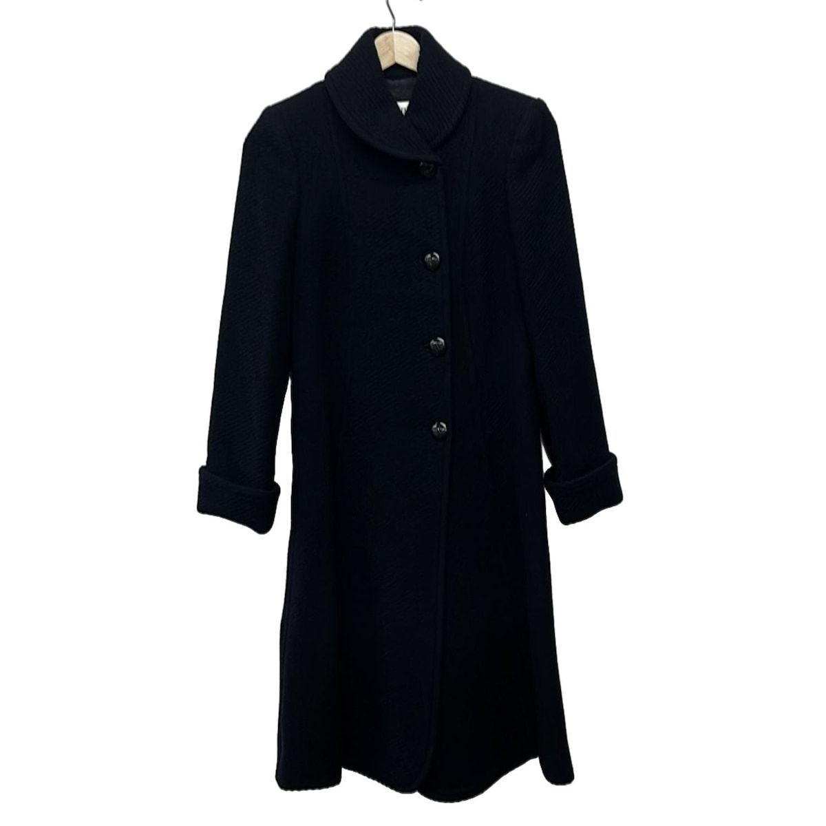 ARMANICOLLEZIONI アルマーニコレッツォーニ コート サイズ38 S レディース - ダークネイビー 長袖 秋 冬