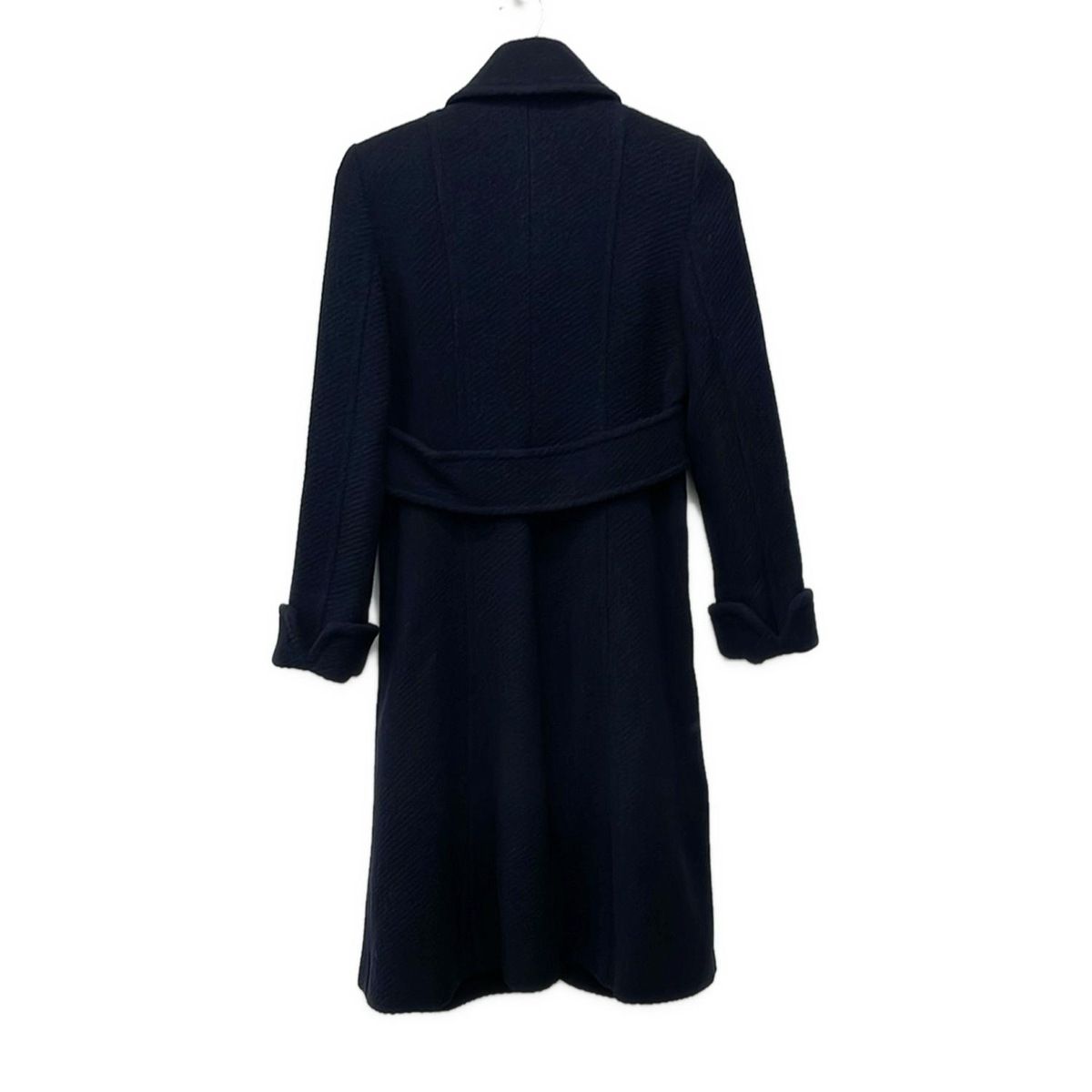 ARMANICOLLEZIONI アルマーニコレッツォーニ コート サイズ38 S レディース - ダークネイビー 長袖 秋 冬