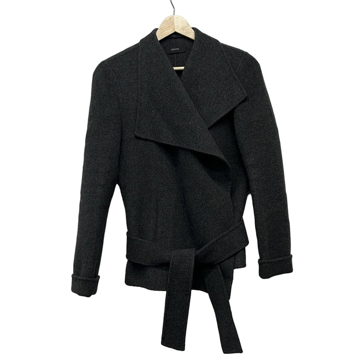 JOSEPH ジョセフ コート サイズ36 M レディース - ダークグレー 長袖 ショート丈 冬