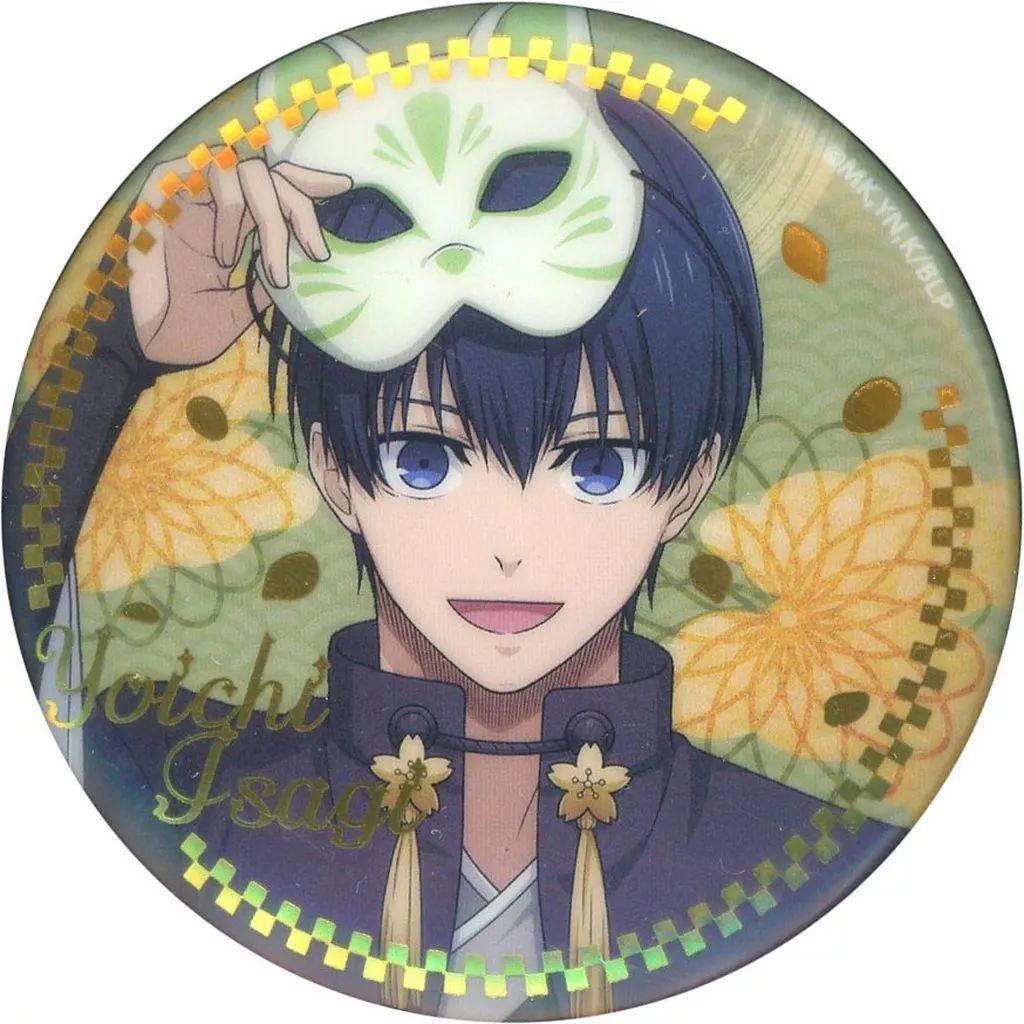 中古】バッジ・ビンズ 潔世一 「ブルーロック トレーディング箔押し缶