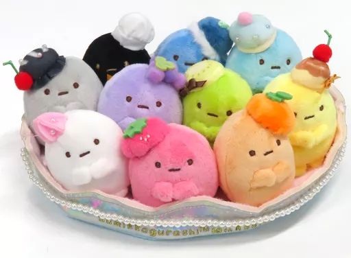 中古】ぬいぐるみ 10周年たぴがとう てのりぬいぐるみセット 「すみっ