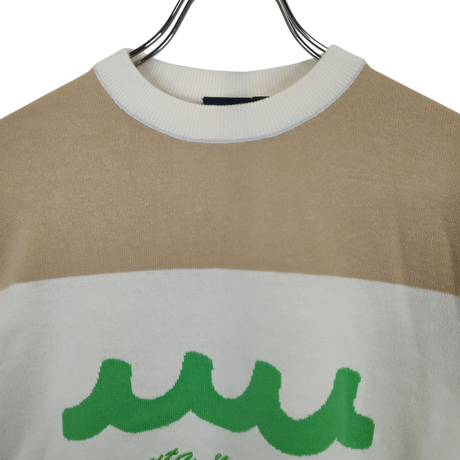 muta MARINE ムータ マリン Paneled Cotton Sweater クルーネック