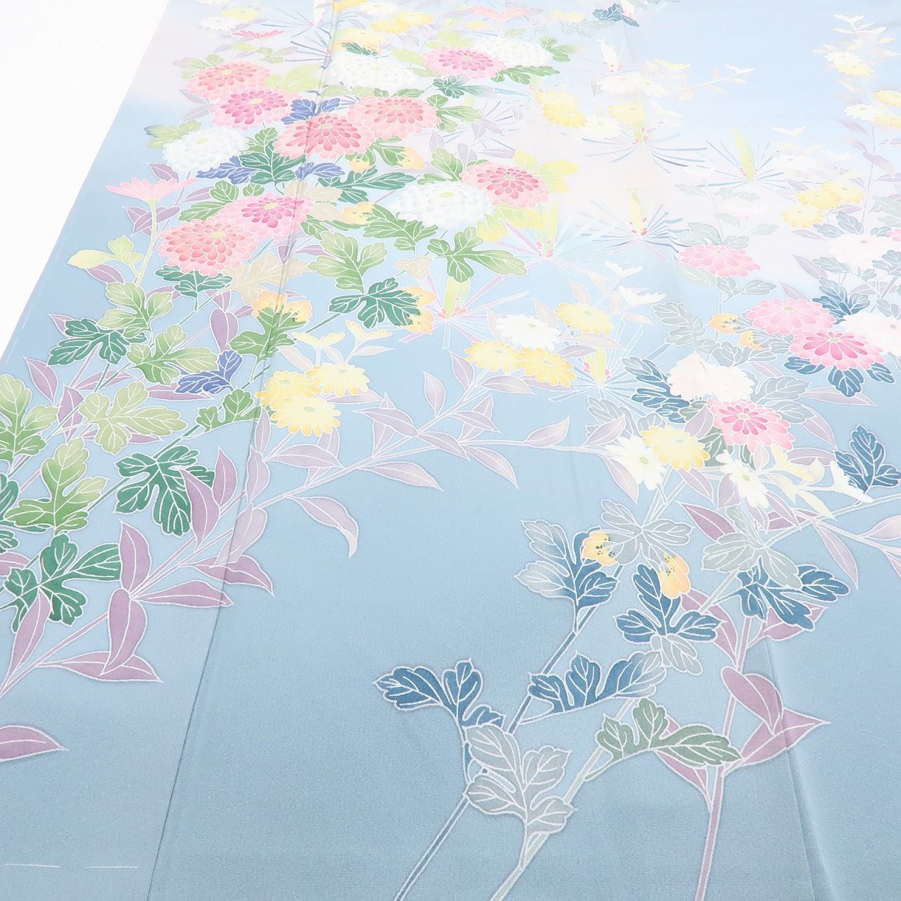 新品 手描き友禅 バイオリン 落款 着物 仕付け糸付 作家物 訪問着 6775 3785 ファッション 新品 手描き友禅 バイオリン 落款 着物 仕付け糸付