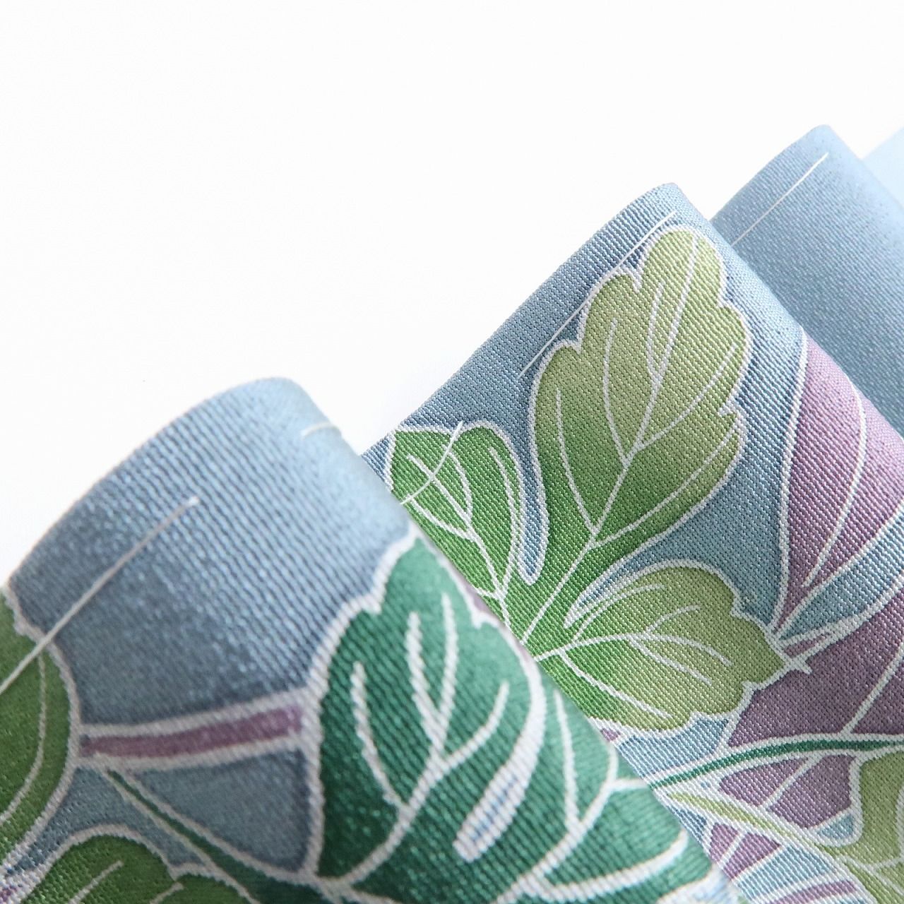 百華❀Y4000◇作家物落款 手描き友禅 仕付け糸付 手縫い仕立て 菊 若松