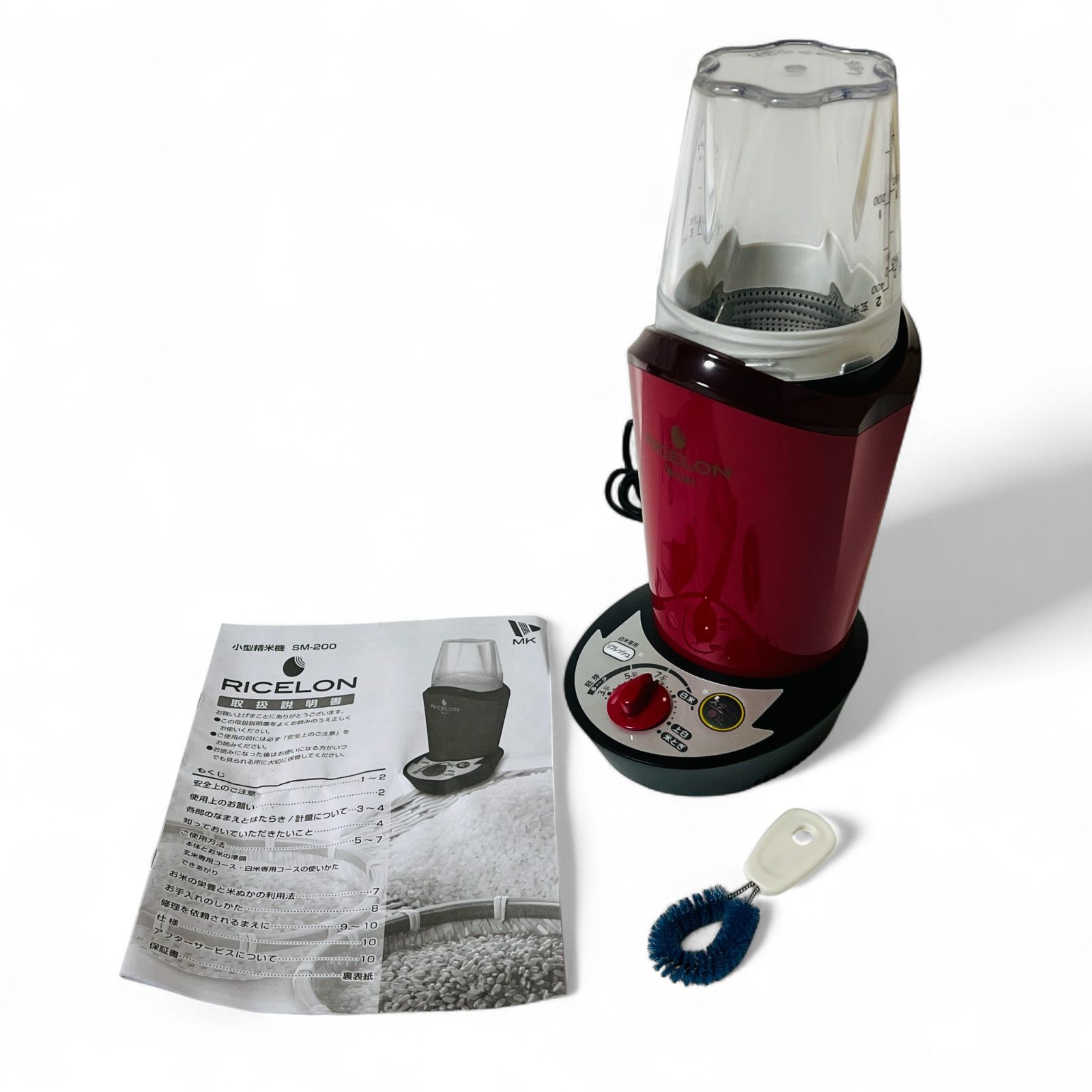 エムケー 小型精米機 ライスロンレッド