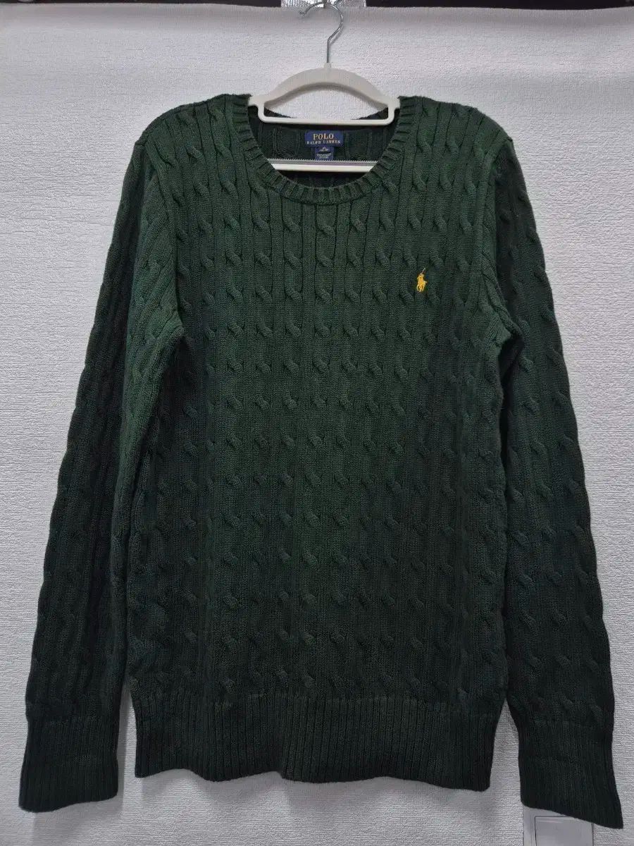 ラルフローレン　ケーブル　チルデン　ニット　グリーンM x-fed10y24n02z1a0a.jpg