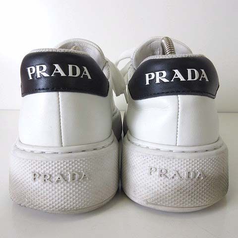 プラダ PRADA トライアングルロゴ ローカット スニーカー 2EG405 本革