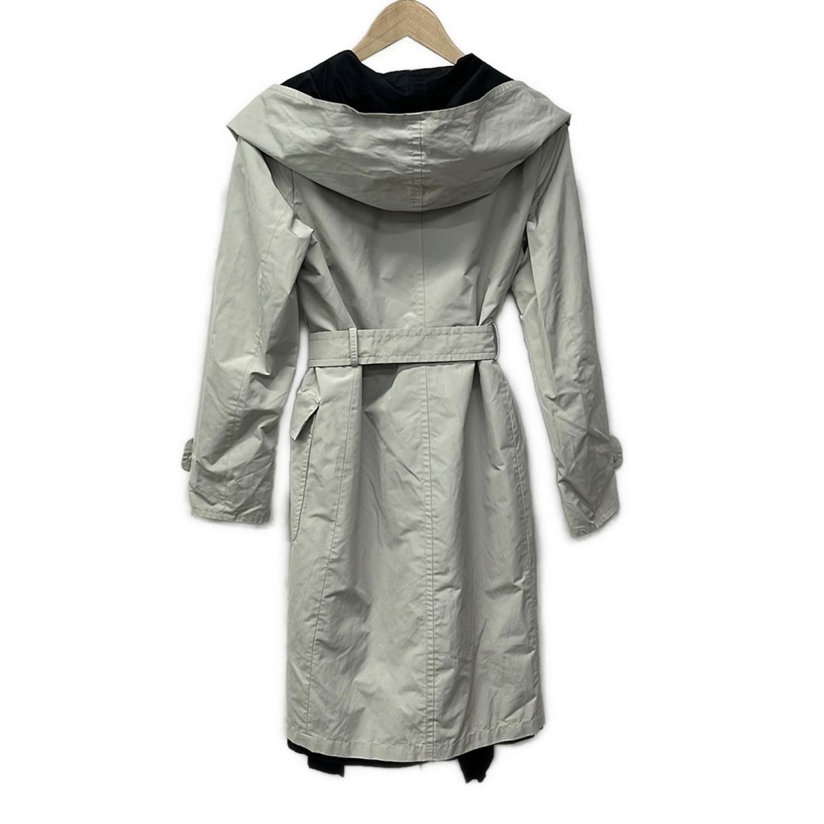 Max Mara マックスマーラ コート サイズ38 S レディース - ライトグレー×ダークネイビー 長袖 リバーシブル CITY 春 秋