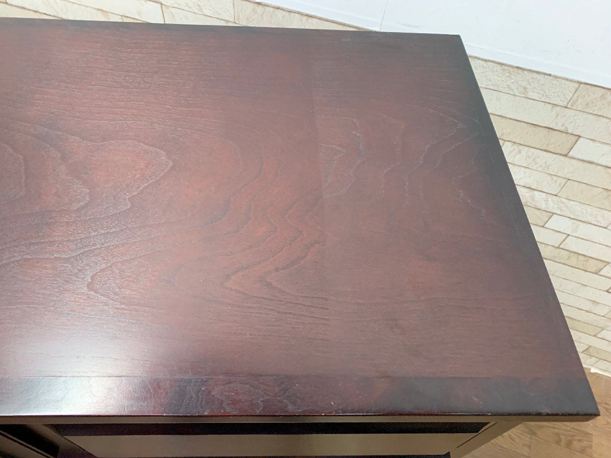 [値下げ]九州民芸 ハイチェスト 和家具 整理箪笥 ミズメザクラ 九州民芸 ハイチェスト/チェスト 和家具 整理箪笥 ミズメザクラ