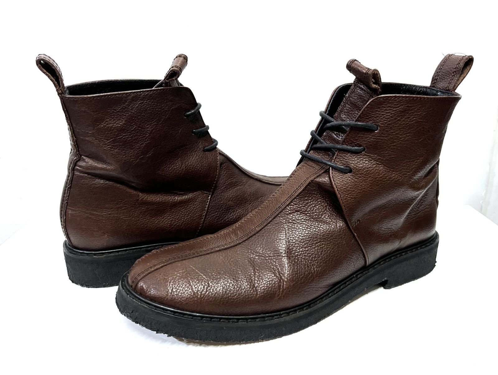 Y's Yohji Yamamoto｜ワイズ ヨウジヤマモト レザーショートブーツ