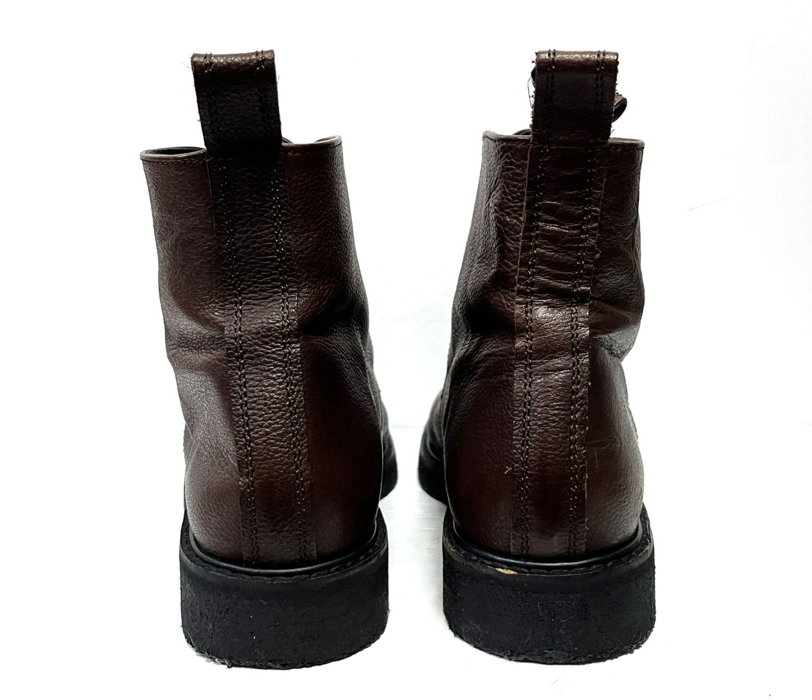 レザーショートブーツ