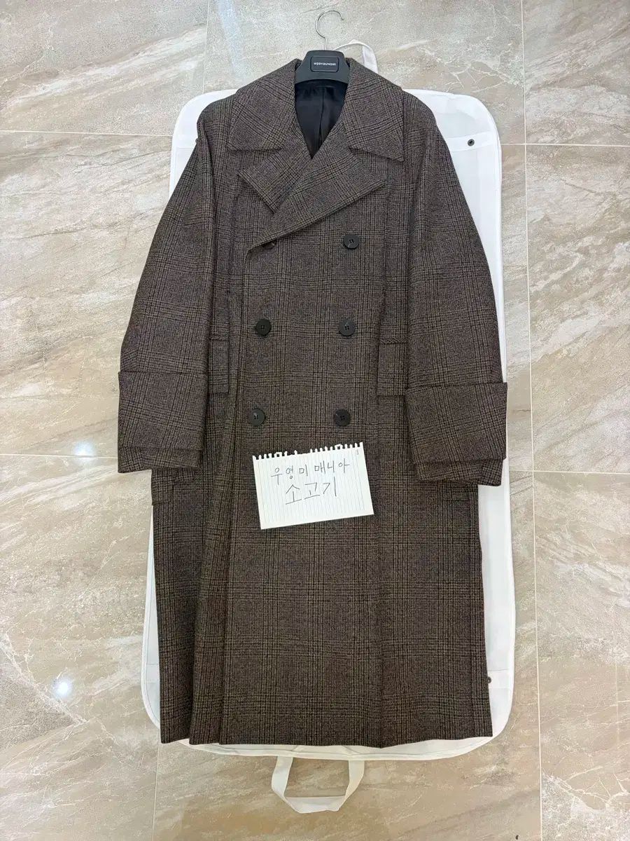 【美品】WOO YONG MI チェスターコート ウーヨンミ 9.8万※ウーヨンミ チェスターコート 44 wooyoungmi