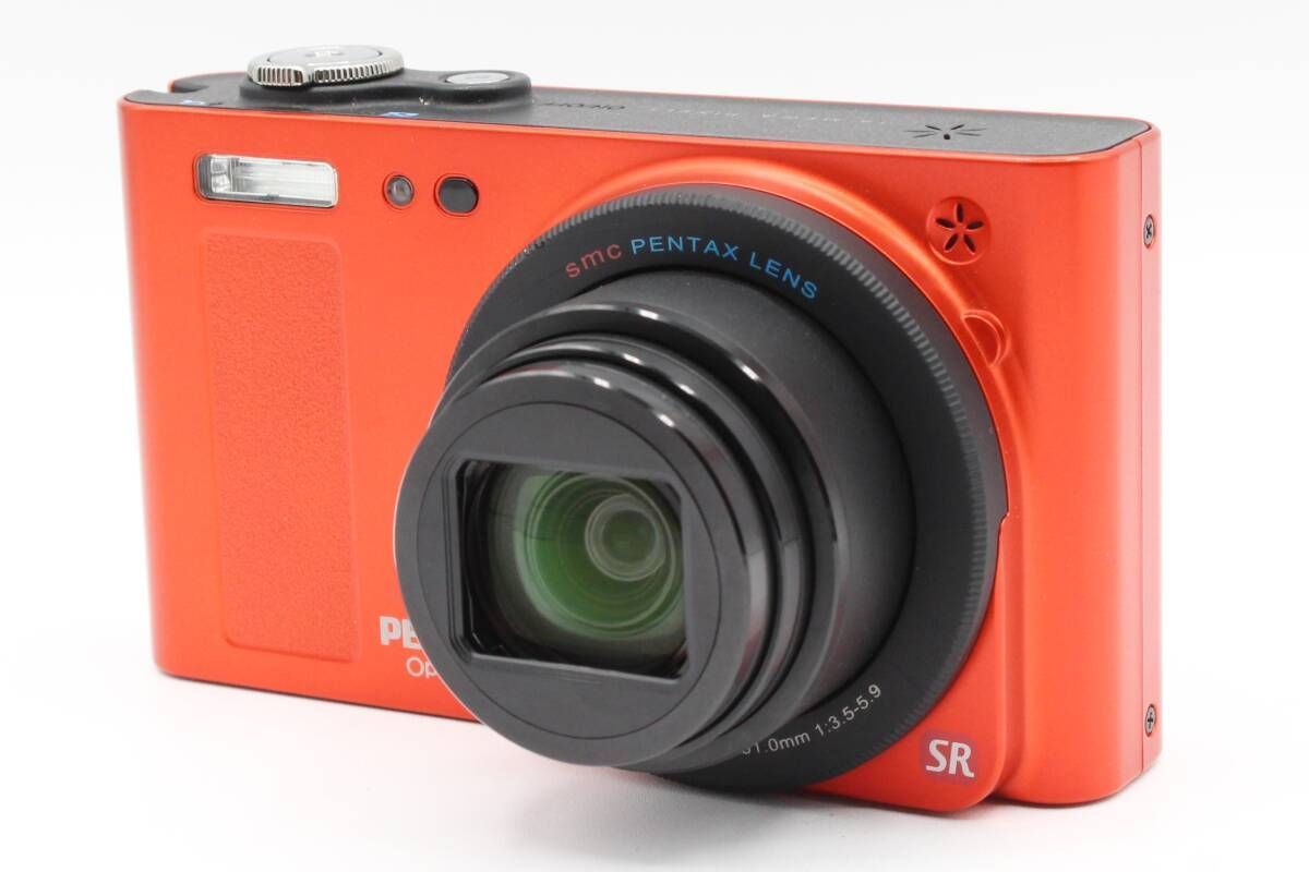 ペンタックス PENTAX オプティオ Optio RZ18 コンパクトデジタルカメラ 動作品 バッテリー付属 オレンジ ♯387