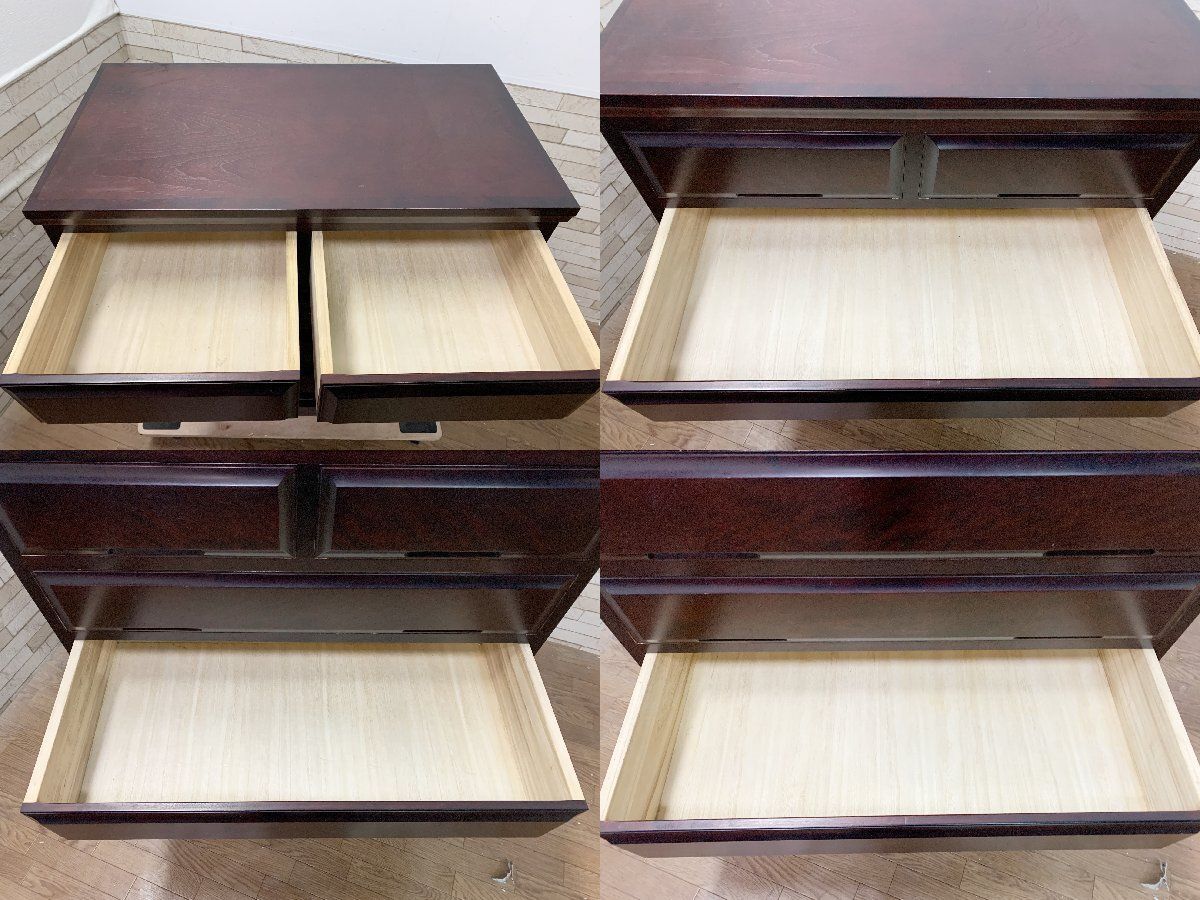 ◇九州民芸家具 箪笥 和箪笥 チェスト 4段5杯 和モダン 民芸 木製