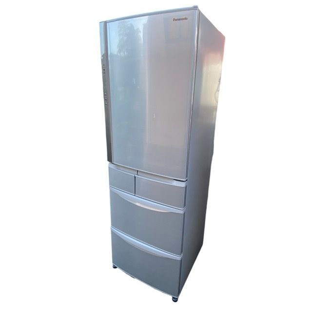 25-2604【中古】パナソニック 406L 冷凍冷蔵庫 NR-E413V-N 2018年製