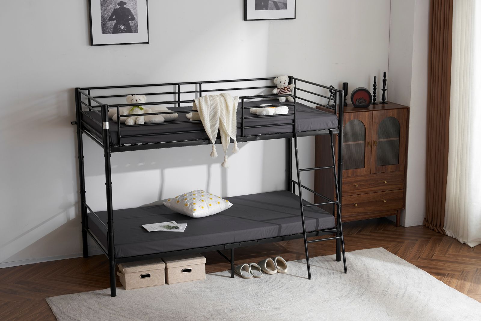 ロフトベッド 二段ベッド ヨーロッパ安全基準EN747認証獲得済 ロフト