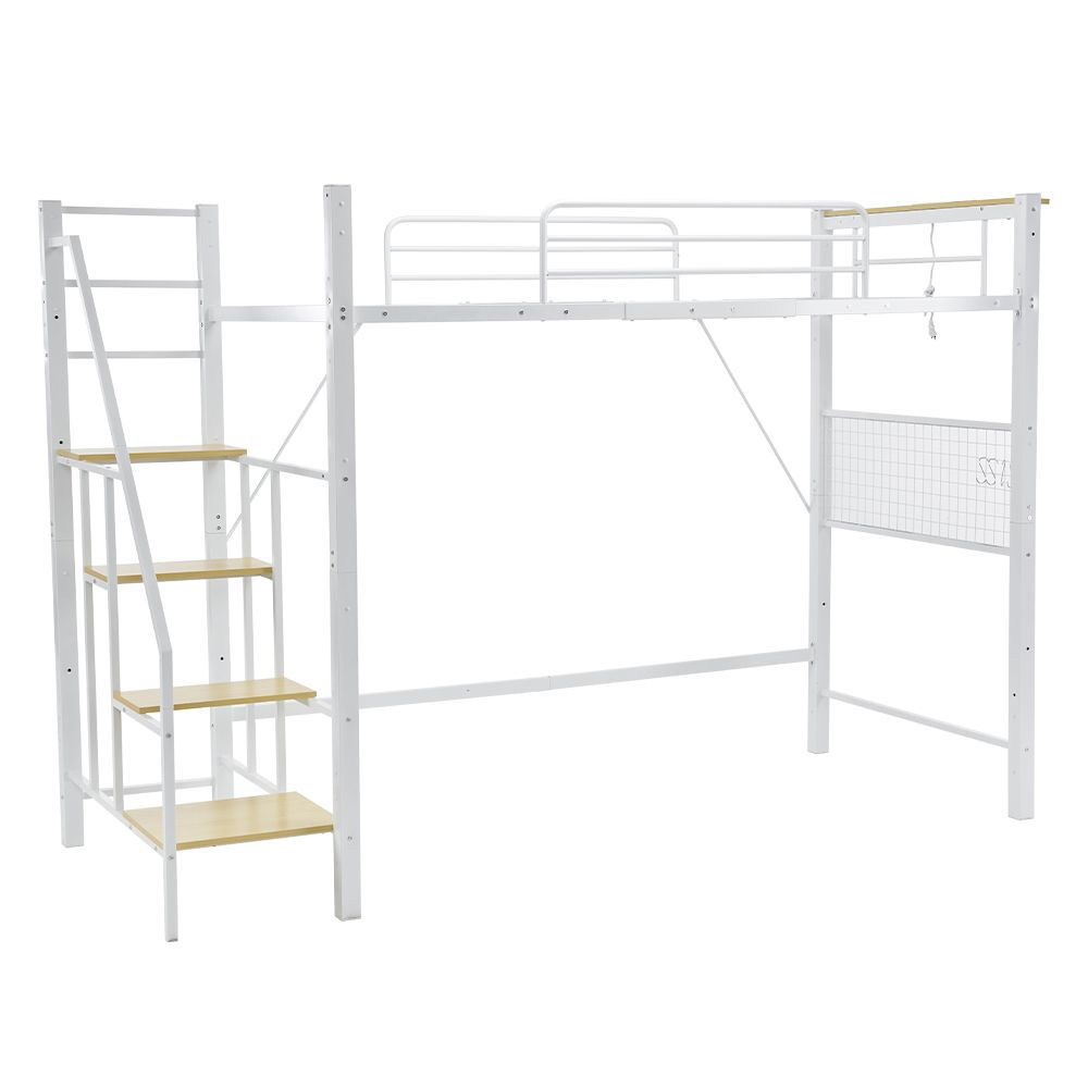 ロフトベッド 【ホワイト】2025年新作 システムベット ロフトベッド