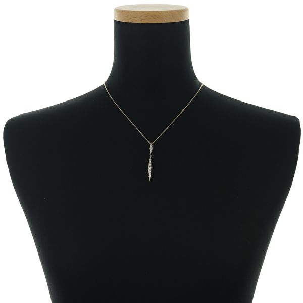 カシケイ ネックレス ダイヤ ダイヤモンド 1.00ct ネイキッド K18BG