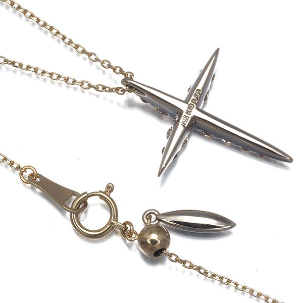 【カシケイ】 K18BGダイヤ ネックレス1.00ct ネイキッド定価66万円 カシケイ ネックレス ダイヤ ダイヤモンド 1.00ct ネイキッド K18BG