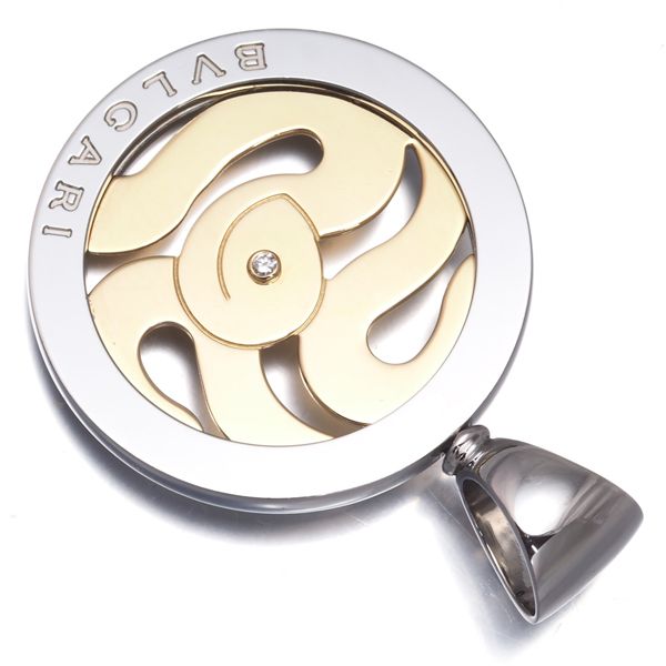 ブルガリ ペンダントトップ ダイヤ ダイヤモンド トンドスネーク アニマル K 18 YG SS 180936