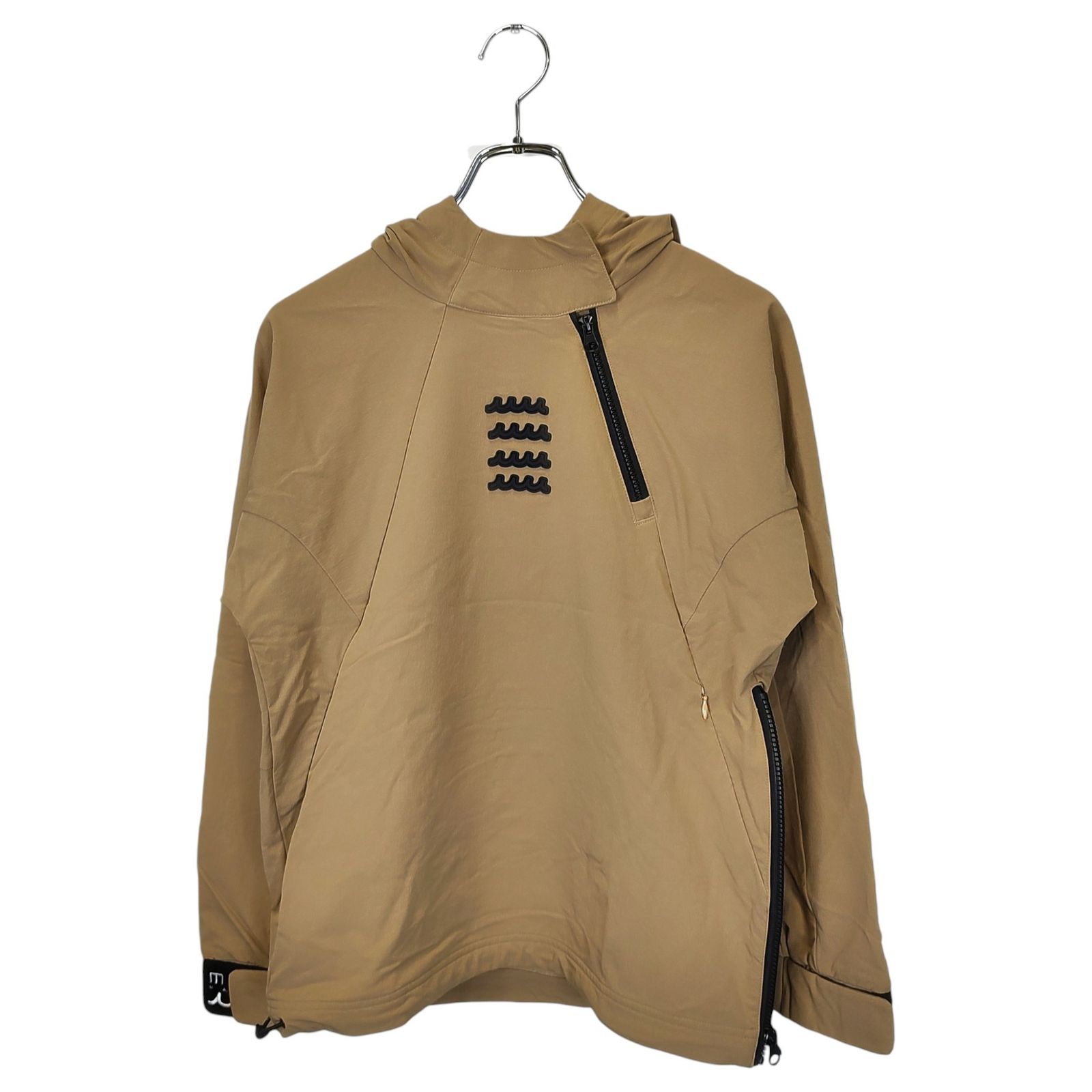 muta MARINE ムータ マリン フーディーストレッチ ナイロン プルオーバー パーカー YMMX-191204 0 ベージュ系 レディース