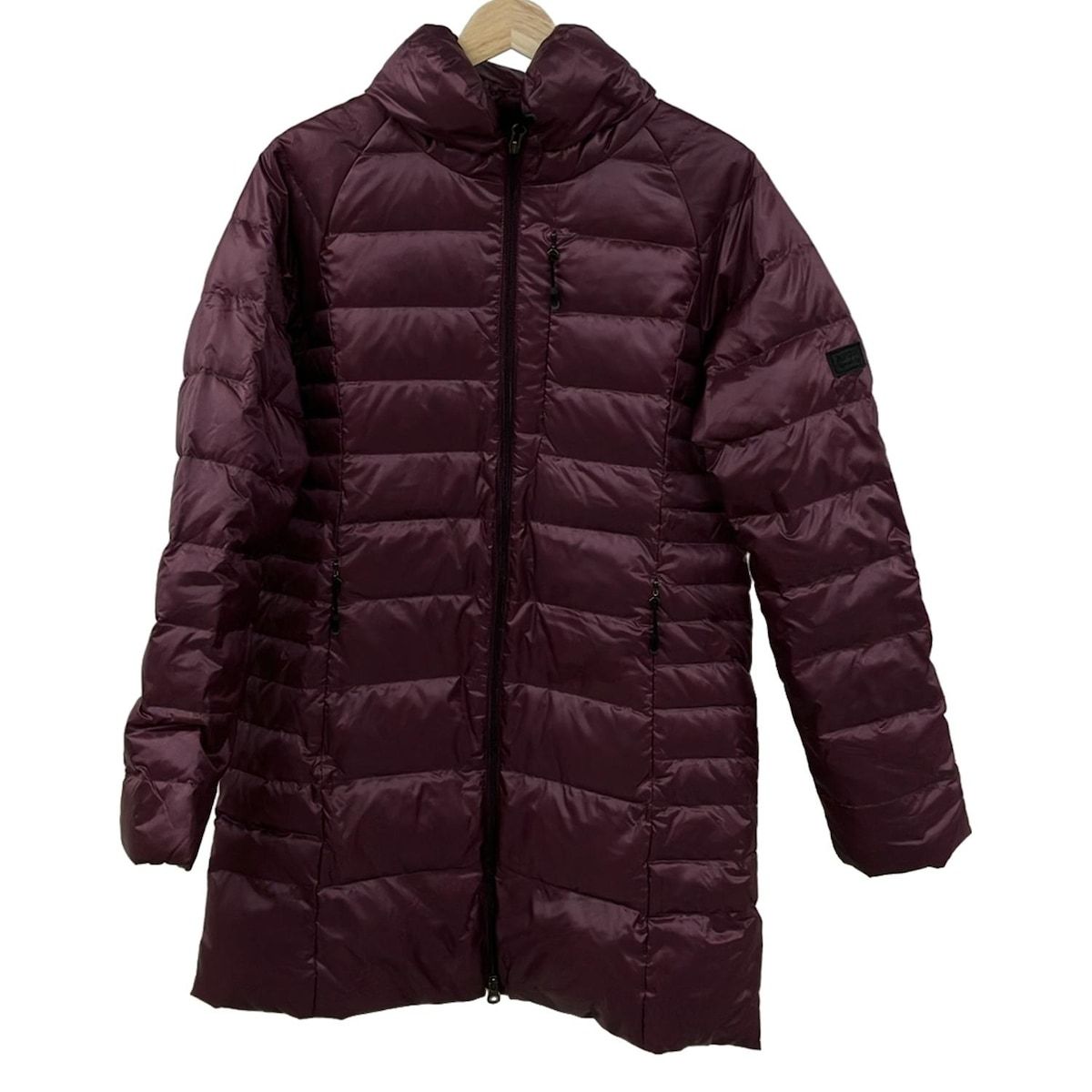 AIGLE エーグル ダウンコート サイズM レディース - パープル 長袖 ジップアップ 冬