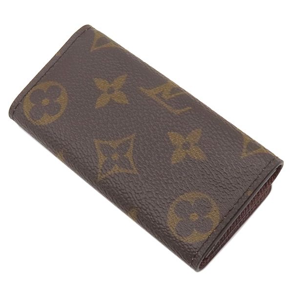 ルイヴィトン LOUIS VUITTON キーケース ミュルティクレ 4 モノグラムキャンバス モノグラム ゴールド金具 茶 鍵入れ 4連 4本 M 69517 不明 箱