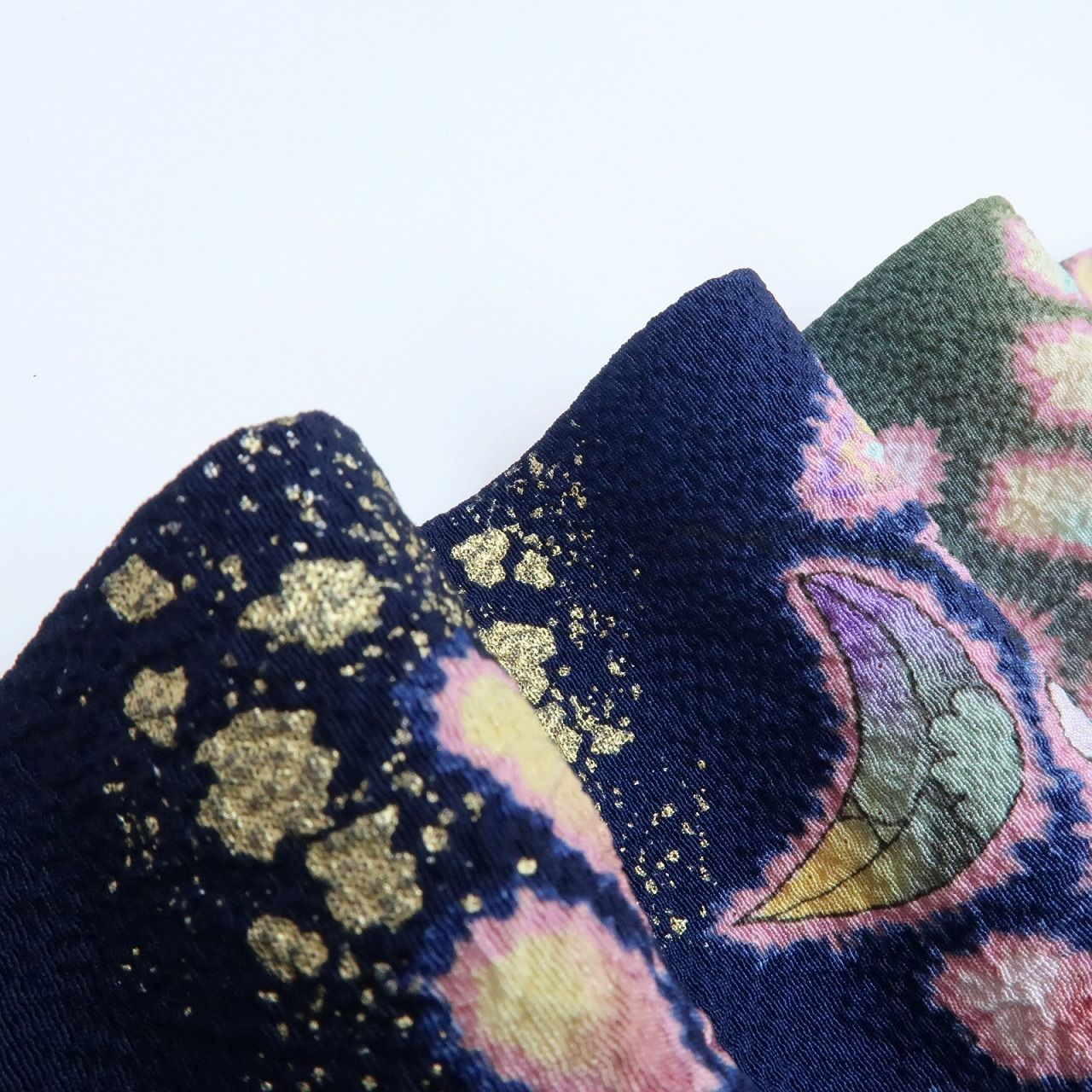 百華❀Y4003◇美品 やまと誂製 翠山工房 桐屋の辻が花 絞り 正絹 訪問