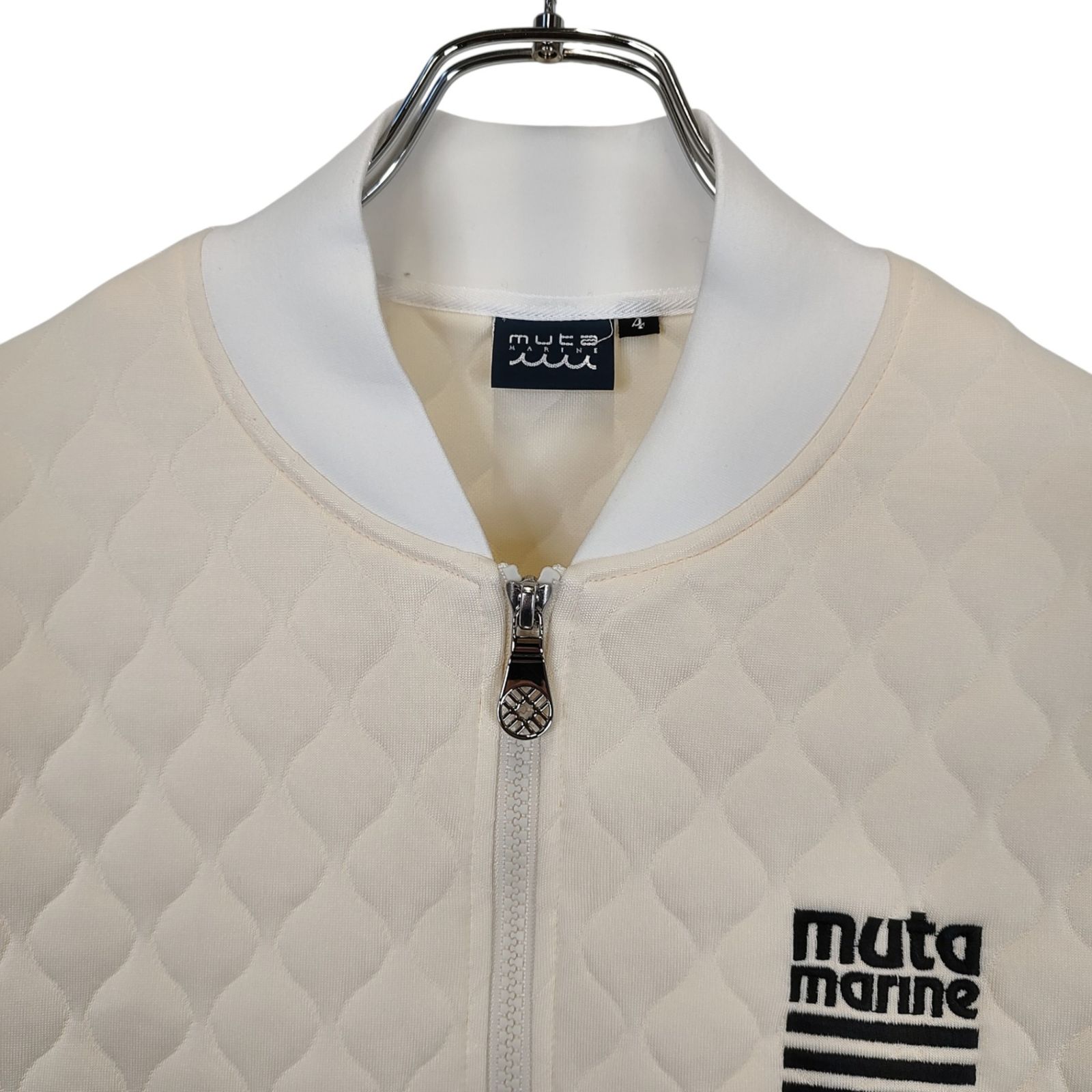  muta MARINE ムータ マリン ストレッチキルト ムーバブル ブルゾン MMJC-443282 4 Ｓ ホワイト系 メンズ ジャケット レディースウェア