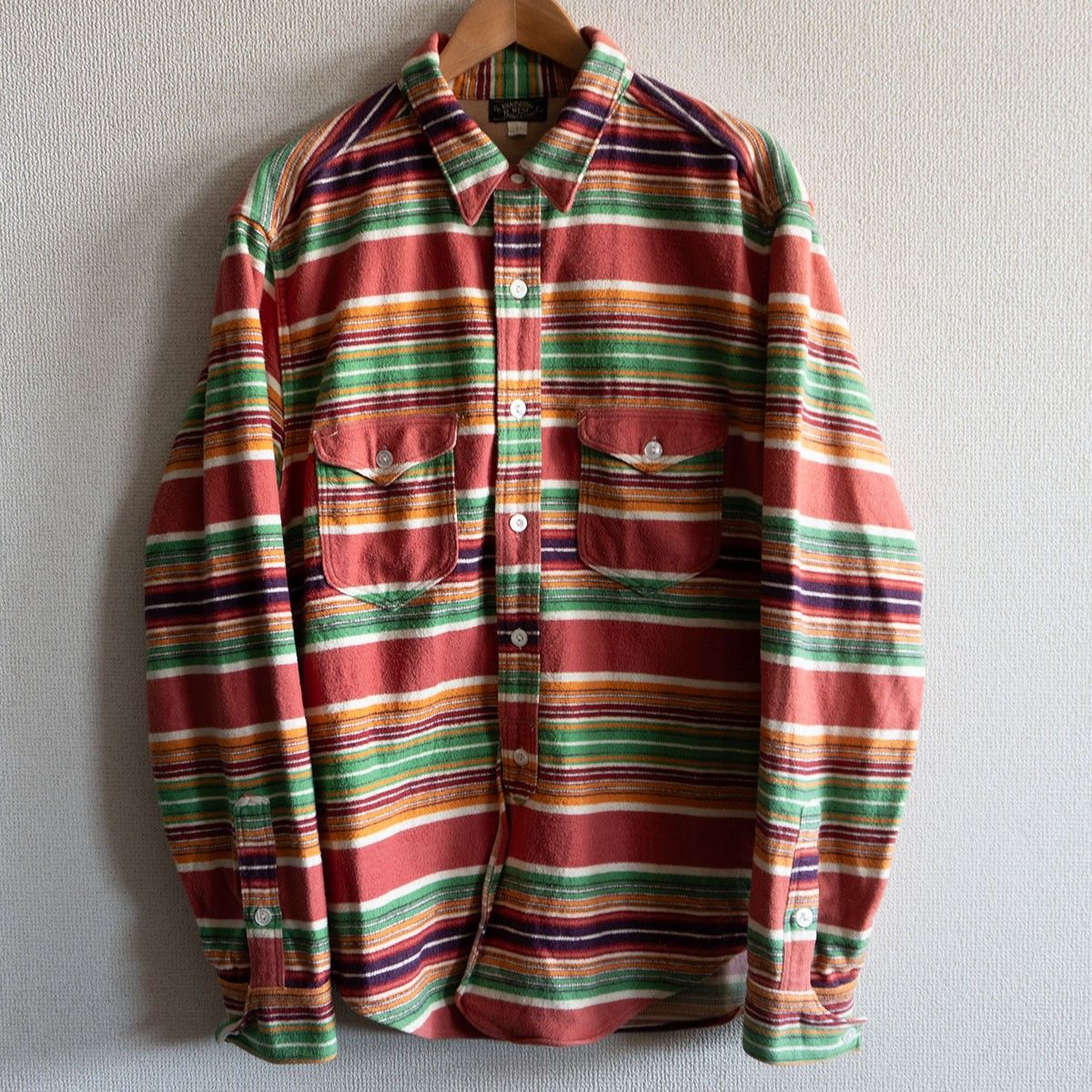 WHEELERS THE VANISHING WEST PAINTED DESERT SHIRTS 17 1 2 ネイティブ シャツ フリーホイーラーズ 25110475