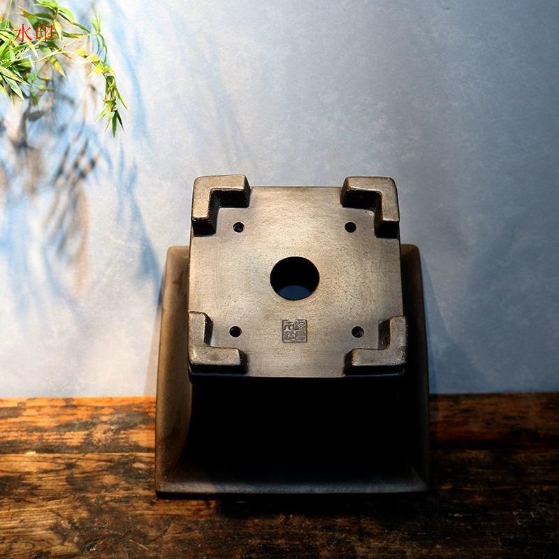 大四角鉢 紫砂の鉢 盆栽鉢 植木鉢 小品盆栽鉢 大品盆栽鉢 - メルカリ