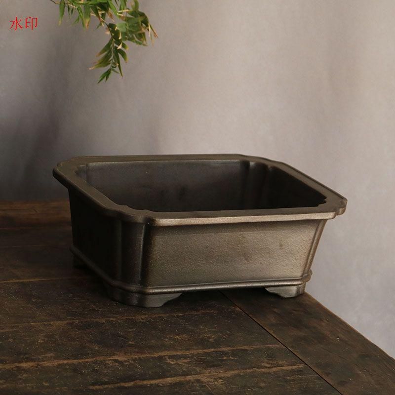 長い鉢 紫砂の鉢 盆栽鉢 植木鉢 小品盆栽鉢 大品盆栽鉢