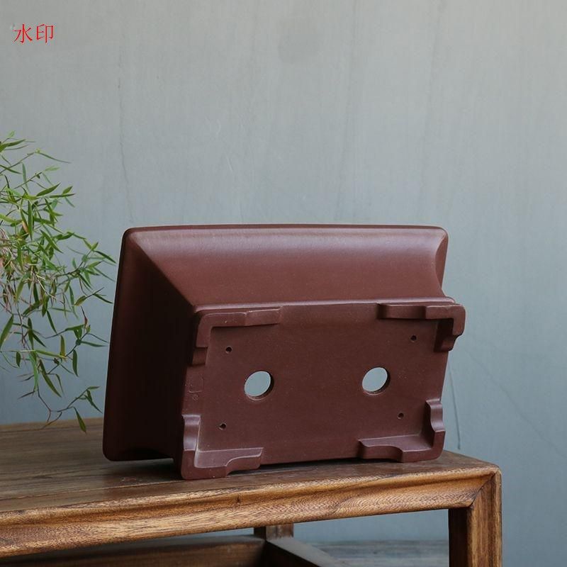 長方形鉢 中国宜興 紫砂の鉢 盆栽鉢 植木鉢 小品盆栽鉢 大品盆栽鉢 中国宜興 紫砂 鉢盆栽鉢 植木鉢 小品盆栽鉢 大品盆栽鉢 中国宜興 花脚