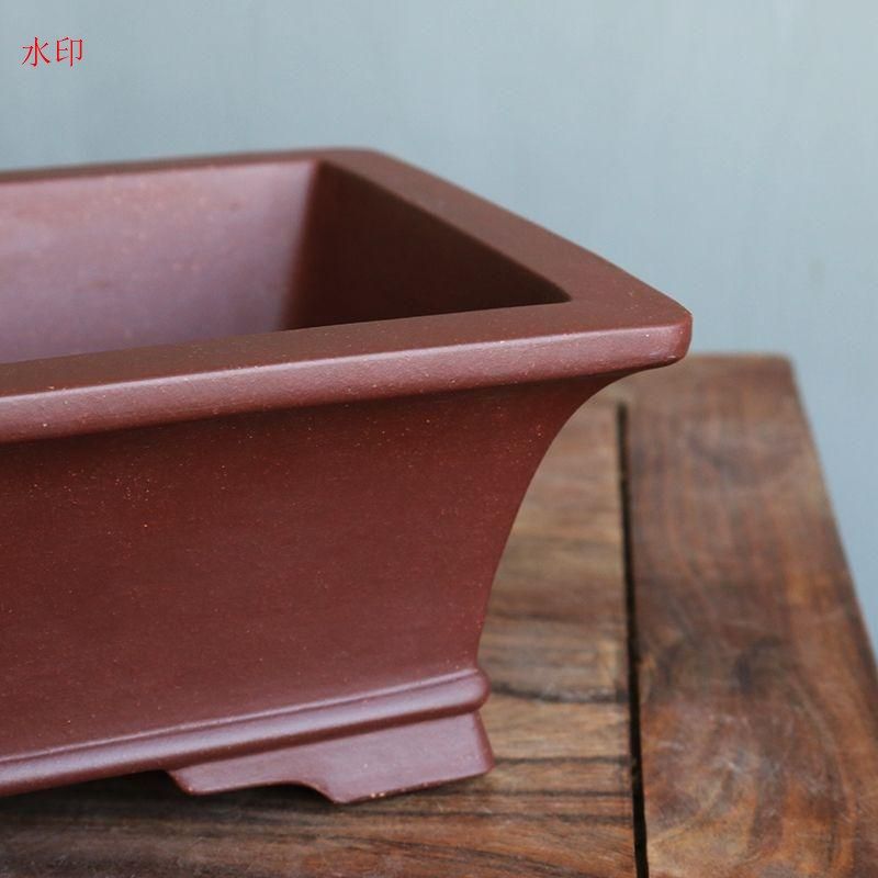 四方鉢 中国宜興 紫砂の鉢 盆栽鉢 植木鉢 小品盆栽鉢 大品盆栽